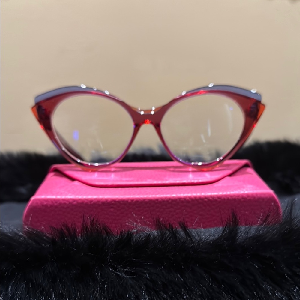 SEE Eyewear Stylish Pink Cat-Eye Glasses